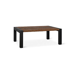 GINER Y COLOMER Table Basse En Bois Teck Et Métal