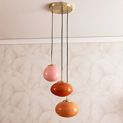 Ledkia Suspension Verre Kurta Multicolore