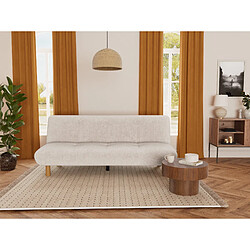 Bestmobilier Soan - Banquette 2 places convertible clic-clac en velours texturé