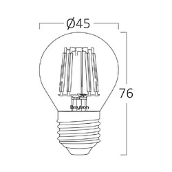 Avis Braytron ampoule LED G45 E27