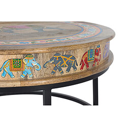 Giner y colomer Table basse carrée - Multicolore