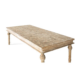 Avis Giner y colomer Table à manger manguier - Brun