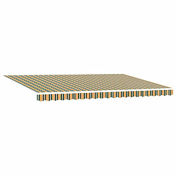 Acheter vidaXL Auvent Rétractable Multicolore 500 × 300 cm