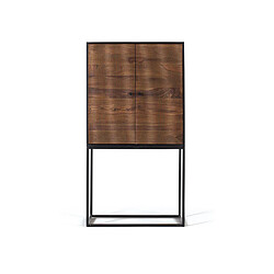 Giner y colomer Armoire bois manguier et métal - Marron