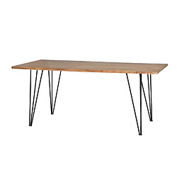 Giner y colomer Table à manger bois acacia - Brun