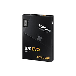 SSD SAMSUNG Serie 870 EVO 2,5 pouce 500G S-ATA-6.0Gbps MZ-77E500BW pas cher