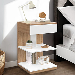 Idmarket LOT 2 TABLES DE CHEVET TOMI