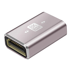 LinQ Adaptateur HDMI Femelle vers HDMI Femelle 2.1 8K UHD Argent