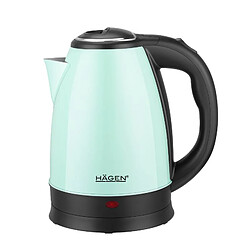 Bouilloire électrique 1.8L inox sans fil Vert Hagen HA5525-GRN