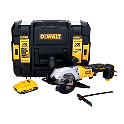 DeWalt DCS 571 Scie circulaire à main sans fil 18 V 115 mm Brushless+ 1x batterie 2,0 Ah + TSTAK - sans chargeur