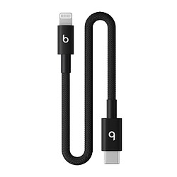 Beats Electronics Câble Beats USB C vers Lightning 20 cm Noir pour iPhone