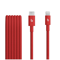 Beats Electronics Câble Beats USB C vers Lightning 1.5 m Rouge pour iPhone