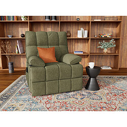 Bestmobilier Chandler - Fauteuil relax électrique en velours texturé