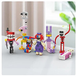 Acheter MOC The Amazing Digital Circus 8-en-1 Blocs de Construction Anime 442 Pièces Jouet Cartoon pour Enfants ABS Écologique