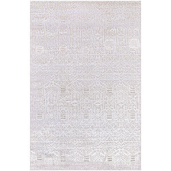 ICONIK INTERIOR Grand Tapis Design Contemporain et Moderne - Beige (240x 340 cm) - Pomona Beige
