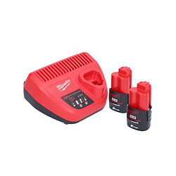 Avis Milwaukee M12 FTB-202 Gommeuse de pneus sans fil 12 V 7/16" Hex Brushless + 2x batterie 2,0 Ah + chargeur
