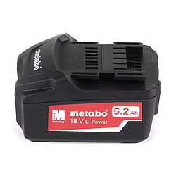 Acheter Metabo Kit batterie Li-Power 18V avec 2x batterie 5,2Ah ( 625592000 )