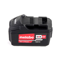 Acheter Metabo Set de base avec 2x batterie Li-Power 5,2Ah + chargeur double ASC 145 DUO