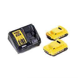 Acheter DeWalt DCW 604 D2 Fraiseuse combinée sans fil 18V 55mm in + 2x batteries 2,0 Ah + 1x chargeur rapide en TSTAK