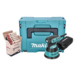 Makita BO 5031 J Ponceuse excentrique 300 watts 125 mm + kit de ponçage Toolbrothers TURTLE + Makpac