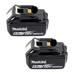 Acheter Makita Power Source Kit 18 V avec 2x BL 1860 B batterie 6,0 Ah ( 197422-4 ) + DC 18 SH chargeur double ( 199687-4 )