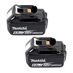 Acheter Makita Power Source Kit 18 V avec 2x BL 1860 B batterie 6,0 Ah ( 197422-4 ) + DC 18 SH chargeur double ( 199687-4 ) + Makpac