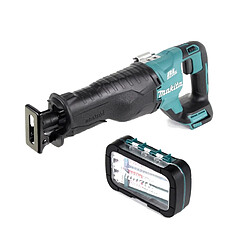 Makita DJR 187 Z Akku Reciprosge 18 V Brushless Sbelsge Solo + Reciprosgeblatt Sortiment ( P-81290 ) - sans batterie, sans chargeur