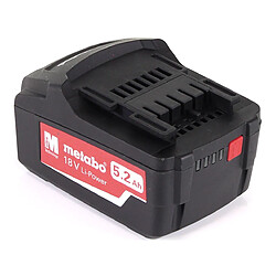 Metabo Kit de base sans fil 18V avec 2x batterie 5,2Ah ( 625592000 ) + chargeur ASC 55 ( 627044000 )