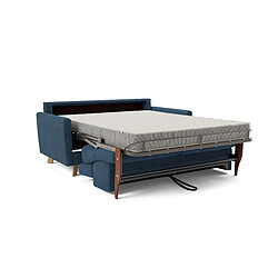 Avis Divani.store Francy Canapé lit avec têtières réglables 200 cm (mat. 160x197) Bleu