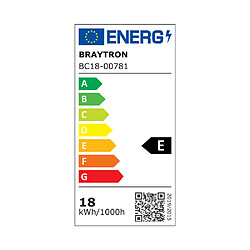 BRAYTRON Applique extérieure LED 18W 3en1 IP65 Noir pas cher