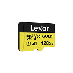 LEXAR Carte microSDXC Gold Series UHS-II 128Go V60