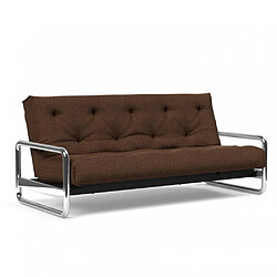 Inside 75 INNOVATION LIVING Canapé lit LOMIRA NORDIC SPRING couchage 140x200 tissu Taura Cappuccino