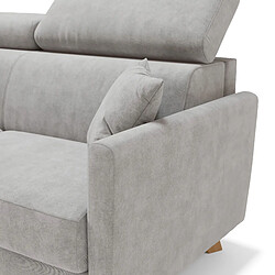 Acheter Divani.store Francy Canapé lit avec têtières réglables 180 cm (mat. 140x197) Gris