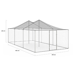 Acheter Idmarket Volière 18 m²