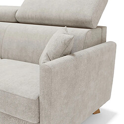 Acheter Divani.store Francy Canapé lit avec têtières réglables 180 cm (mat. 140x197) Blanc