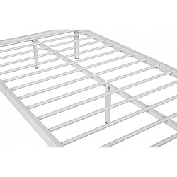 Avis Homy France Lit superposé 3 places 2+1 métal COSTO sommier inclus blanc