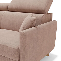 Acheter Divani.store Francy Canapé lit avec têtières réglables 180 cm (mat. 140x197) Rose