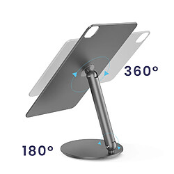Acheter wiwu Support Bureau iPad Pro 11' 2024 2025 en Aluminium Rotatif à 360° Gris