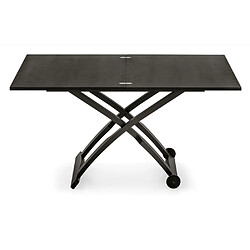 Inside 75 Table basse relevable extensible Mascotte - Noir