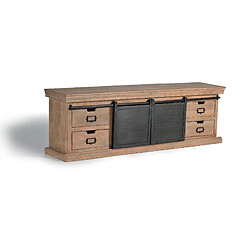 Giner y colomer Meuble TV industriel - Marron