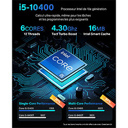 GREED - V2 Basic - Office PC / Ordinateur - i5 10400 - 8GO RAM - 256GO SSD - W11 Pro