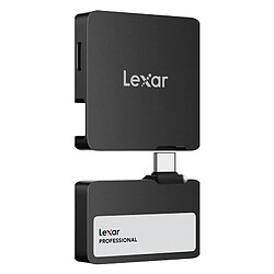 LEXAR Disque dur Portable Go SSD SL400 1To Hub noir inclu