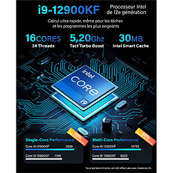 GREED - V2 Ultra - PC / Ordinateur - i9 12900KF - 16GO RAM - 1TO SSD - 1TO HDD - W11 Pro