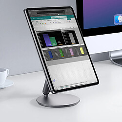 Acheter wiwu Support Bureau iPad Air 11' 2024 / 10.9' 2022 en Aluminium Rotatif Gris