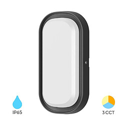 BRAYTRON Applique extérieure LED 18W 3en1 IP65 Noir