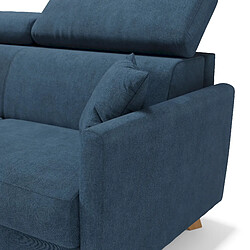 Acheter Divani.store Francy Canapé lit avec têtières réglables 200 cm (mat. 160x197) Bleu