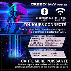 Avis GREED - MK5 Power - PC Gamer - AMD Ryzen 5 9600X - RTX 5070Ti - 32GB DDR5 - Watercool