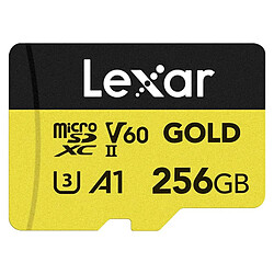 LEXAR Carte microSDXC Gold Series UHS-II 256Go V60