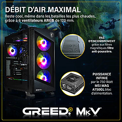 GREED - MK5 Gaming PC / Ordinateur - Intel Core i7 12700F - NVIDIA RTX 5070 - 32GO DDR5 - 1TO SSD - Watercool - Win11 Pro