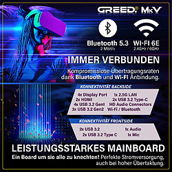 Avis GREED - MK5 - PC Gamer - Ryzen 5 9600X - AMD RX 9070 XT - 32GO DDR5 - 1TO SSD - W11 Pro